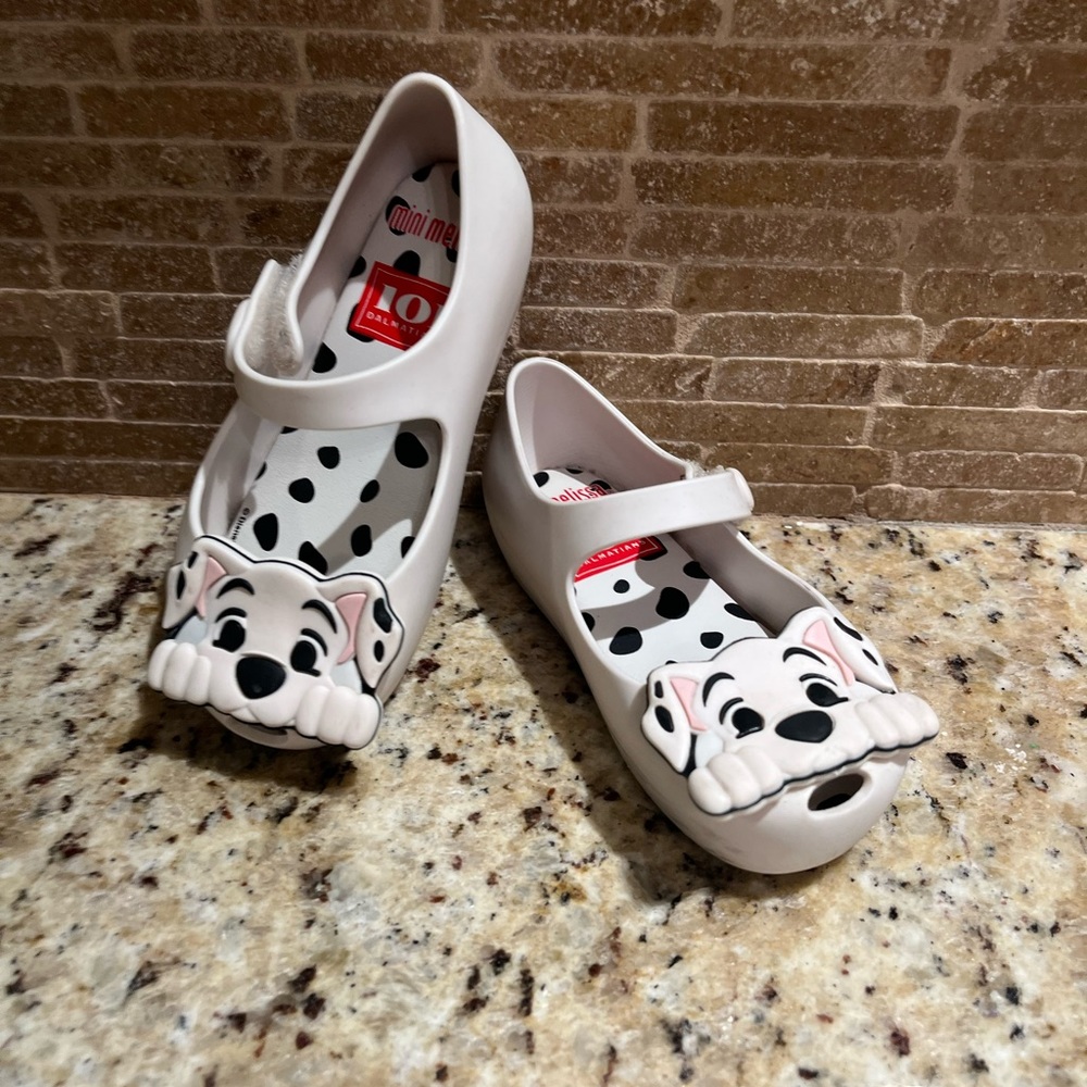 101 Dalmatian mini Melissa size 9 shoes